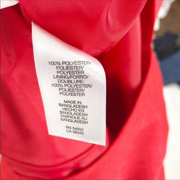 Black Label by Evan Picone Sz 8 Red Sheath Dress - Picture 5 of 5